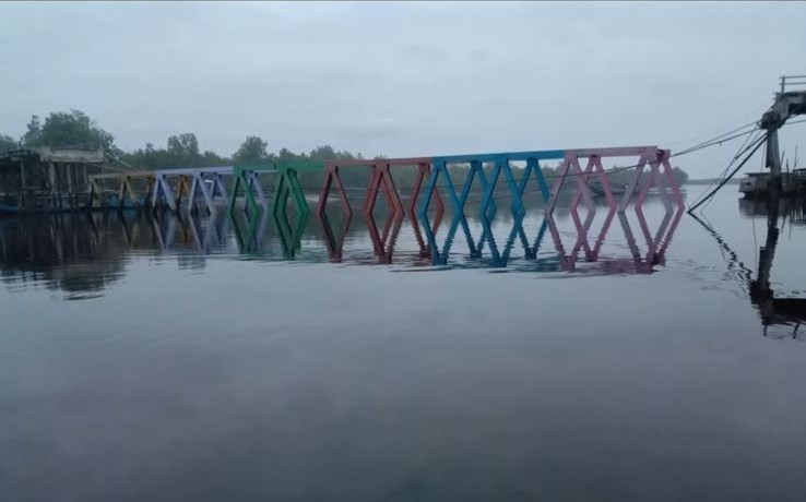 Jembatan Panglima Sampul Meranti Ambruk Lagi, Aktivitas Ekonomi Terganggu