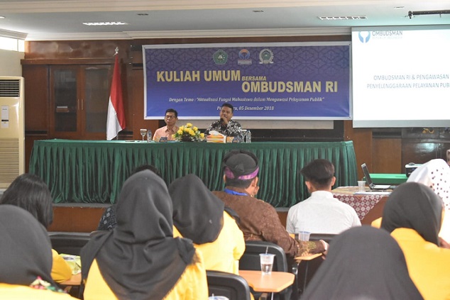 Undang Ombudsman Riau, Mahasiswa Unilak Ikuti Kuliah Umum