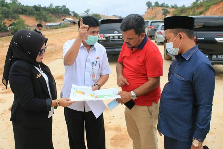 Komisi I DPRD Pekanbaru Kunlap Proyek Mangkrak Jalan Lingkar 70