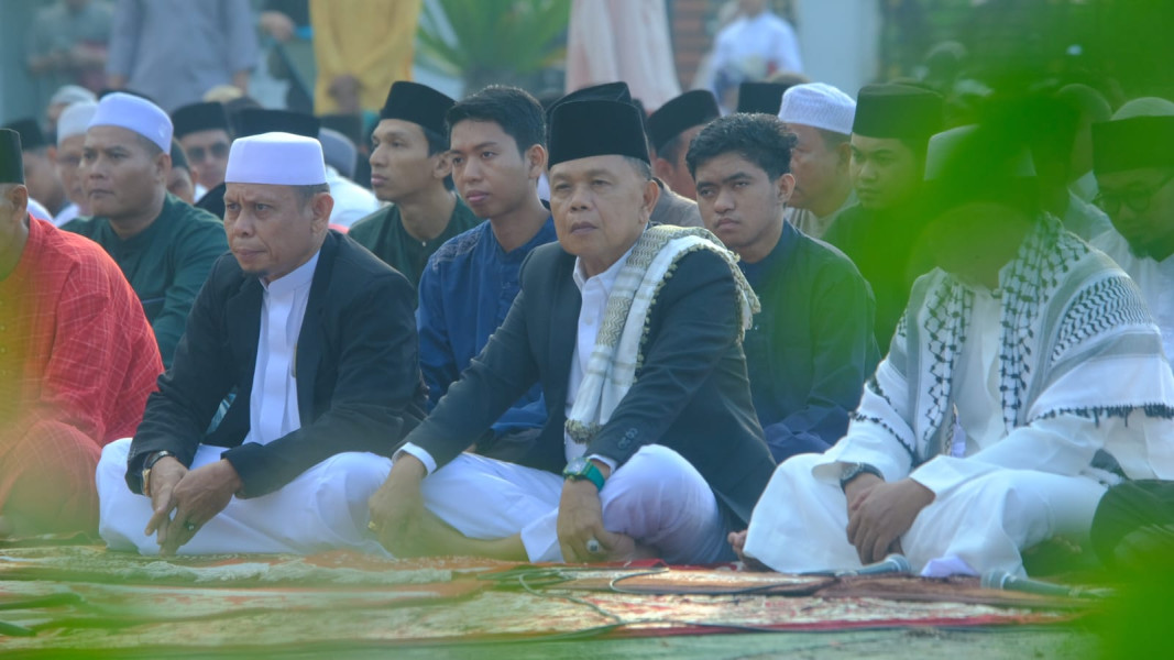 Gelar Shalat Idul Adha di Dua Tempat,  H. Asmar : Bersyukur Atas Limpahan Rahmat dan Nikmat Yang Dib