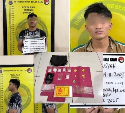 Tiga Sindikat Narkoba Ditangkap di Pekanbaru, Puluhan Ekstasi dan Sabu Disita