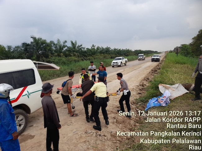 Mobil Terjun ke Kanal di Pelalawan, Dua Karyawan Bank Tewas