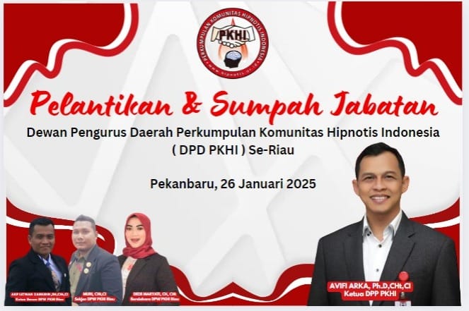 Sekjen DPW PKHI Riau Lantik Ketua Dewan Pengurus Daerah DPD PKHI Se Provinsi Riau