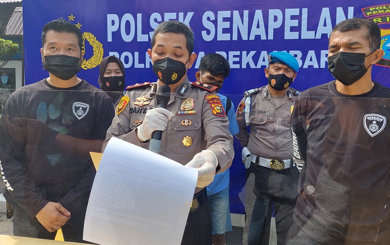 Pelaku Spesialis Jambret Emas di Pekanbaru di Dor Polisi