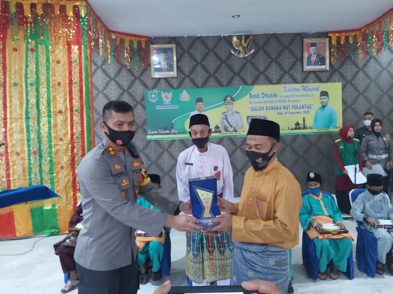 Kerjasama dengan Baznas Bengkalis,  HUT Polantas ke-65 Polres Gelar Khitanan Massal Gratis