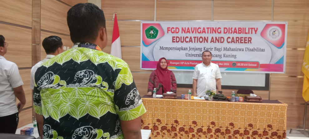 Unilak Adakan FGD, Prof Dr Junaidi Komit Dukung Masa Depan Penyandang Disabilitas