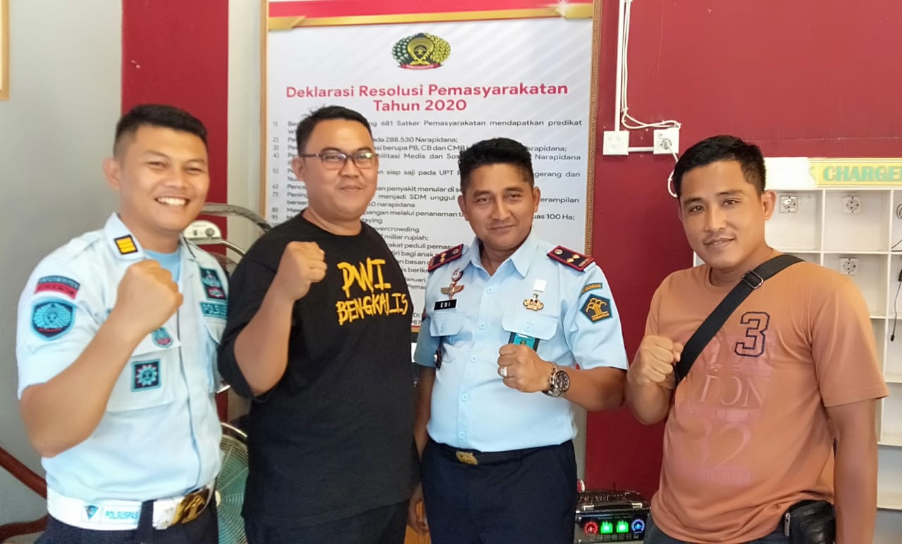 Edi Mulyono Inginkan Pers jadi Mitra Kerja Lapas Bengkalis