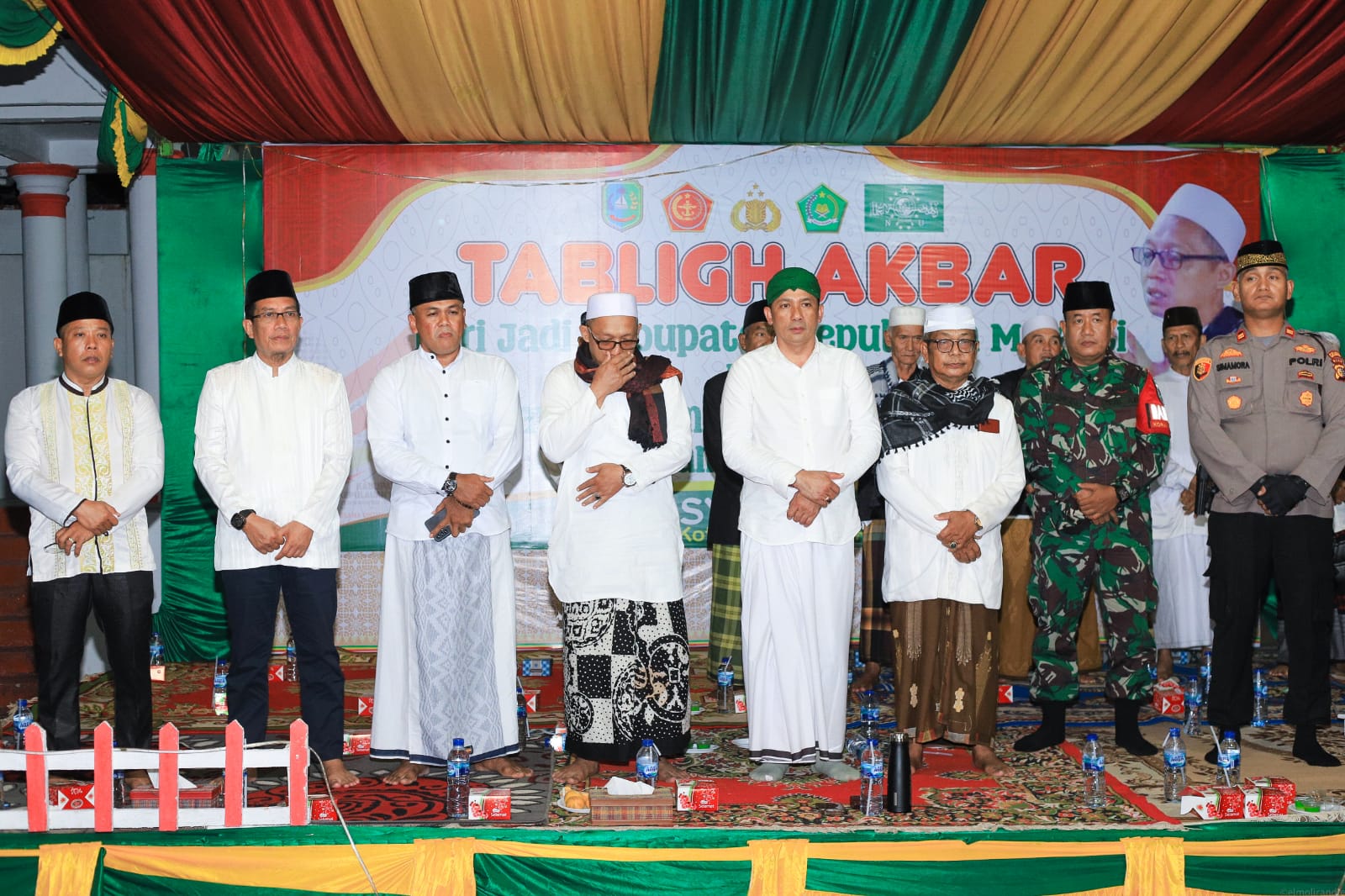 Berakhir Tahun di Tanjungsamak, Bupati dan Warga Ramaikan Tablig Akbar
