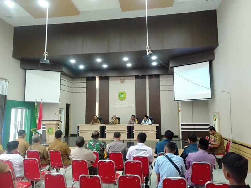 Pemkab Rapat Persiapan Penjemputan Jamaah Haji Kepulauan Meranti