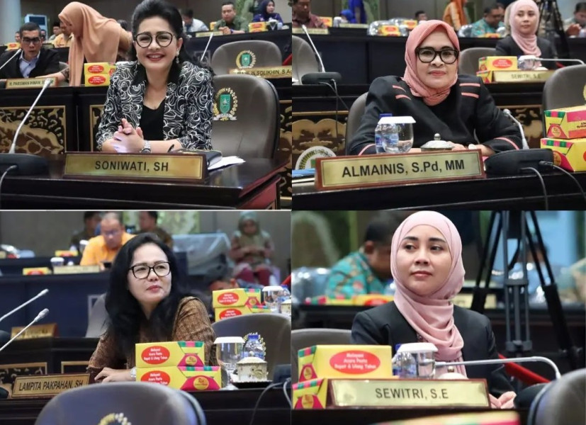 DPRD Riau Gelar Rapat Paripurna, Bahas Agenda Pendapat Kepala Daerah Dan Fraksi Terhadap Dua Rancang