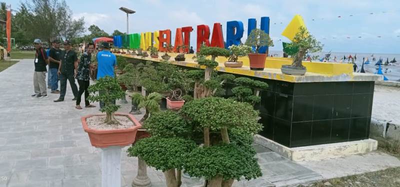 Komunitas Bonsai Bantan Turut Meriahkan Festival Budaya Bahari Pantai Selatbaru 2022