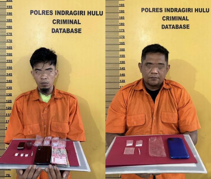Aduan dari Netizen Tik Tok, Polres Inhu Sikat Pengedar Sabu dan Oknum PNS