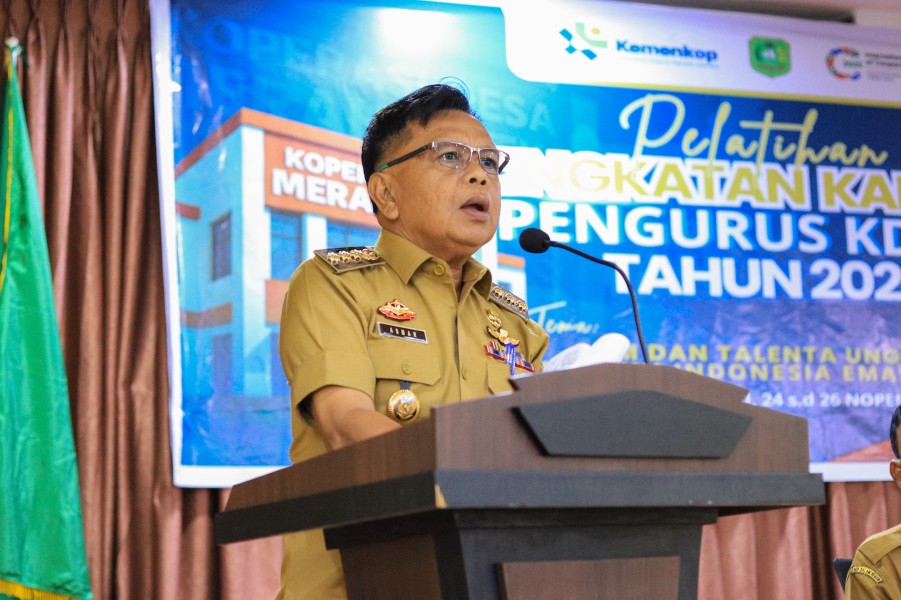 Bupati Buka Acara Pelatihan Koperasi Desa Merah Putih Tahun 2025