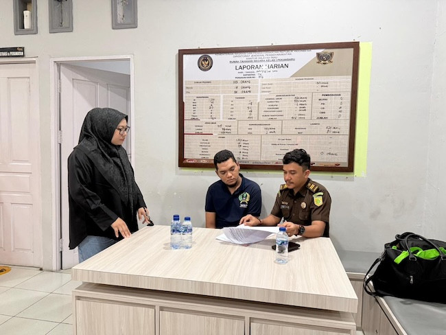 Resmi Berstatus Terpidana, Eks Ajudan Sekwan Pekanbaru Dieksekusi ke Rutan