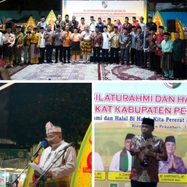 Kebersamaan Tokoh Melayu Riau di Riau Garden untuk Silaturrahmi Warga Pelalawan