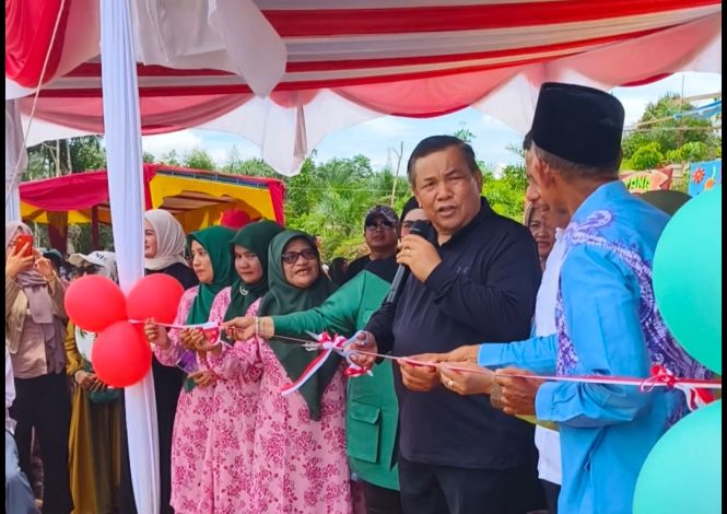 Sekdaprov Riau SF Hariyanto Resmikan Bendungan Katoman Indah Air Tiris