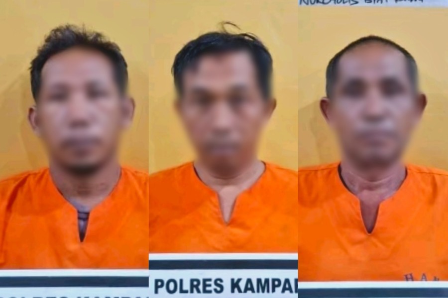 TNI-Polri Sikat Tambang Tanah Urug Ilegal di Tapung Kampar