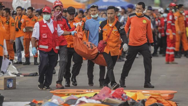 Korban Lion Air PK-LQP yang Teridentifikasi Mencapai 85 Orang