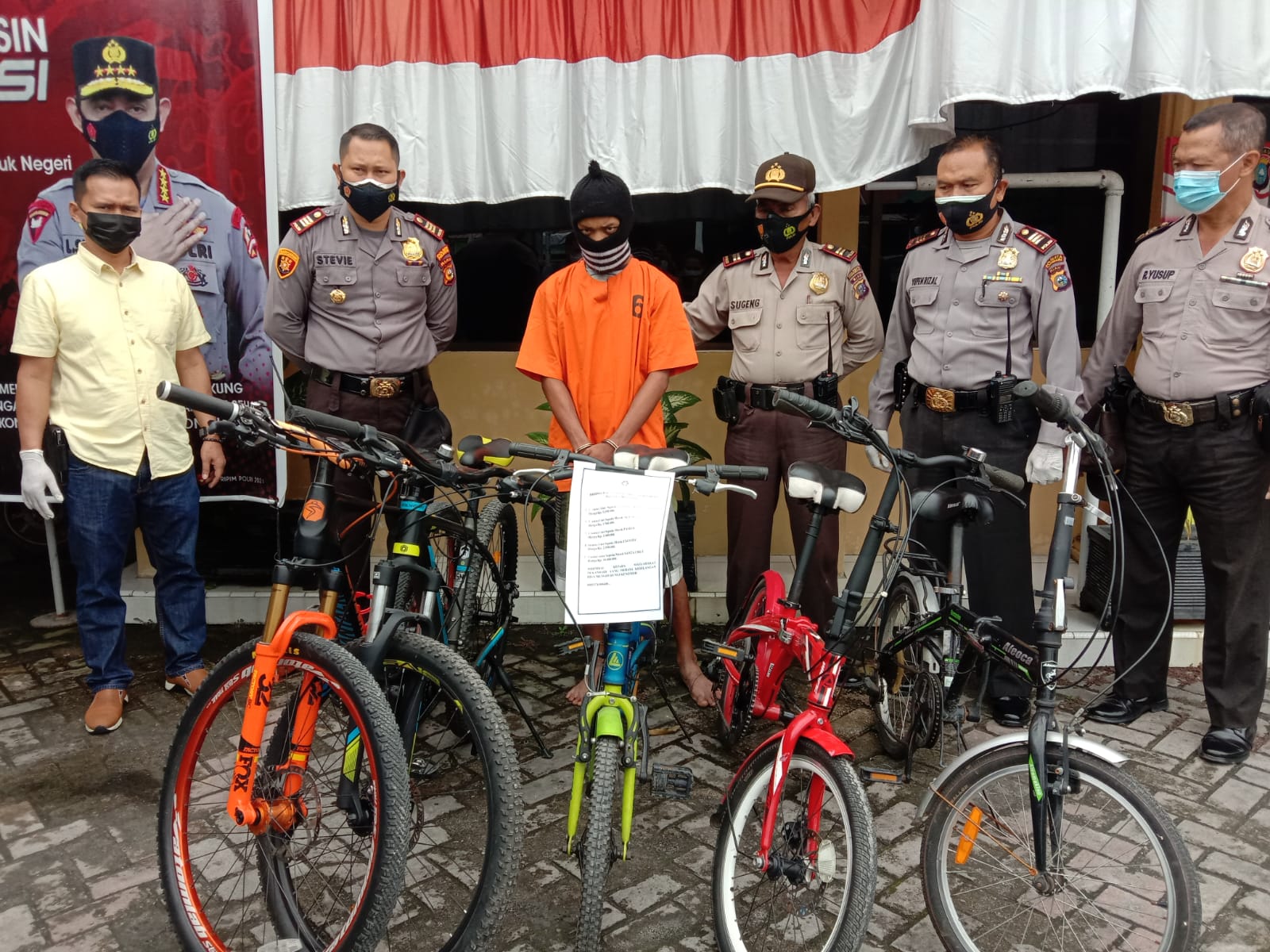 Pencuri Kabel ini Juga Mengaku Pernah Curi Sepeda dan Motor di Pekanbaru