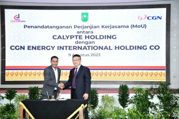 Asisten II Setdakab Kepulauan Meranti Hadiri MoU Calypte Holding dengan CGN Energy International
