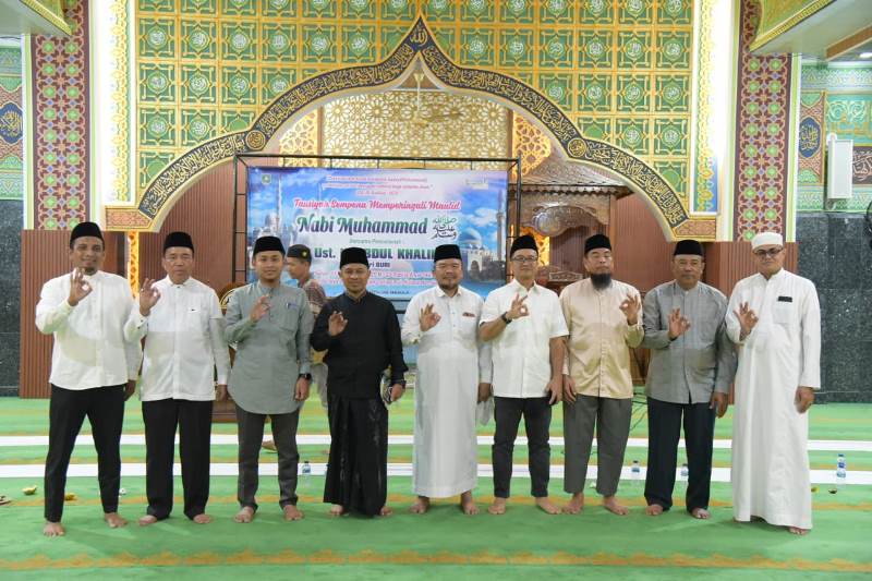Peringatan Maulid Nabi Muhammad SAW, Bupati Bengkalis Ajak Teladani Akhlak Rasulullah