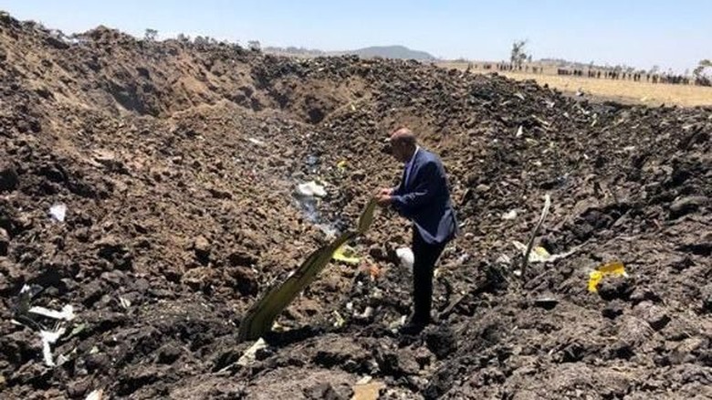 Kotak Hitam Pesawat Ethiopian Airlines Ditemukan