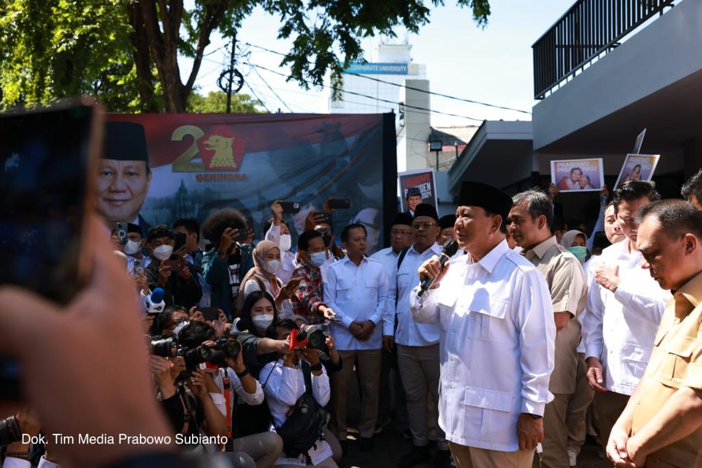 Prabowo: Dalam Demokrasi Persaingan Itu Sehat, Rakyat Butuh Alternatif