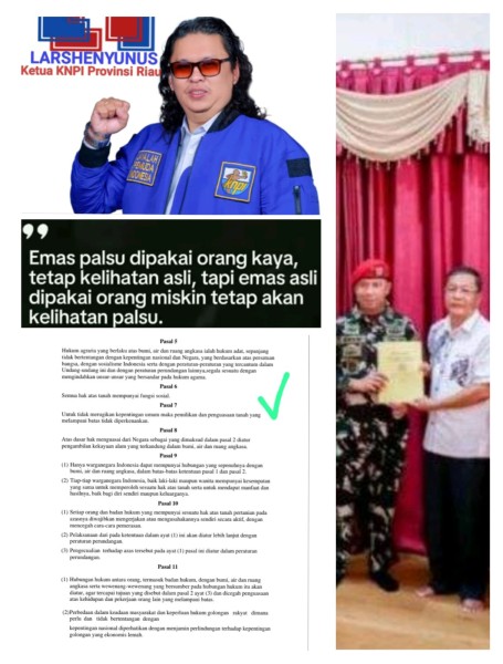 Pengusaha Dumai Hibah Lahan 245,5 Hektar Kepada Grup 3 Kopassus, Ketua KNPI Riau Tegaskan Hal ini