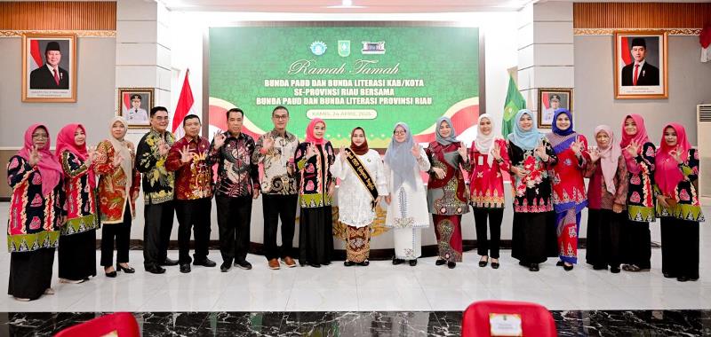 Bupati Kasmarni Dilantik Menjadi Bunda PAUD dan Literasi Kabupaten Bengkalis