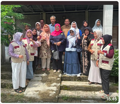 Dosen Pascasarjana Unilak Dorong Pemanfaatan Lahan Pekarangan di Kelurahan Agrowisata