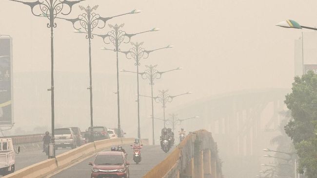 Kualitas Udara Pekanbaru, Riau Masuk Level Berbahaya