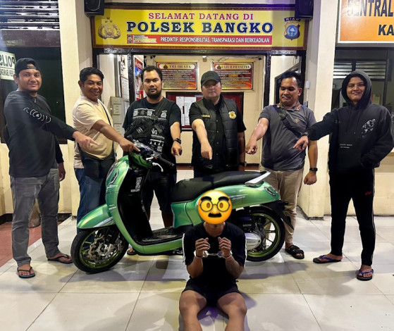 Sembunyikan Barang Bukti di Semak, Residivis Curanmor Diamankan Polsek Bangko