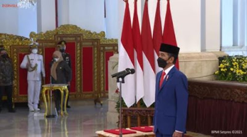 Presiden Jokowi Resmi Lantik Mendikbud-Ristek, Menteri Investasi/Kepala BKPM dan Kepala BRIN