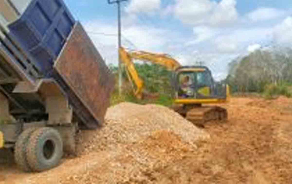 Jalan Rusak di Pucuk Rantau Kuansing Diperbaiki