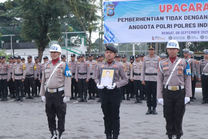 Polres Inhu Pecat Anggota Polisi Terlibat Kasus Penipuan
