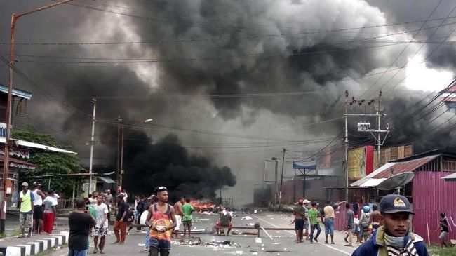 Polisi Tetapkan 68 Tersangka Kerusuhan di Papua
