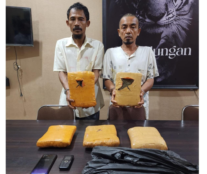 Polsek Bagan Sinembah Gagalkan Upaya Penyelundupan 5 Kg Ganja ke Bagan Batu