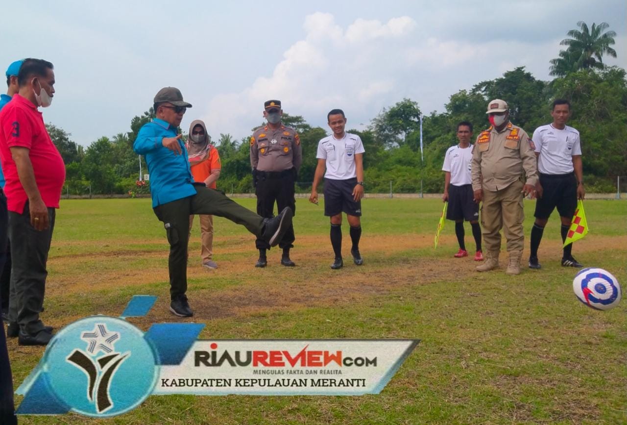 Wabup AKBP (Purn) H. Asmar Menghadiri Pembukaan Turnamen Silaturahmi Cup 2021