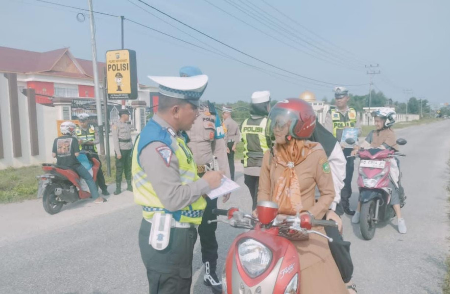 Di hari Ke-8 Satlantas Polres Meranti Gencar Giat Operasi Patuh LK 2024