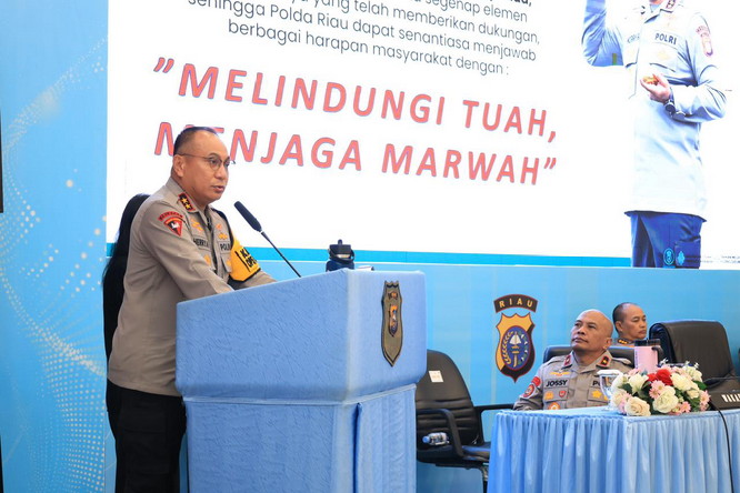 18 Kasus Korupsi Berhasil Dituntaskan Polda Riau pada 2025