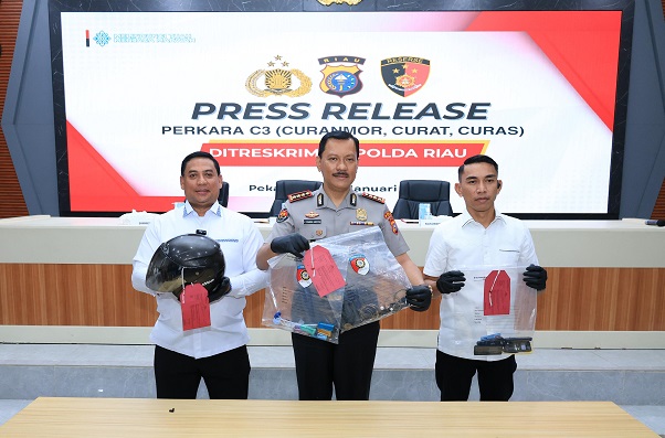Polisi Bekuk Residivis Jambret Brutal di Pekanbaru
