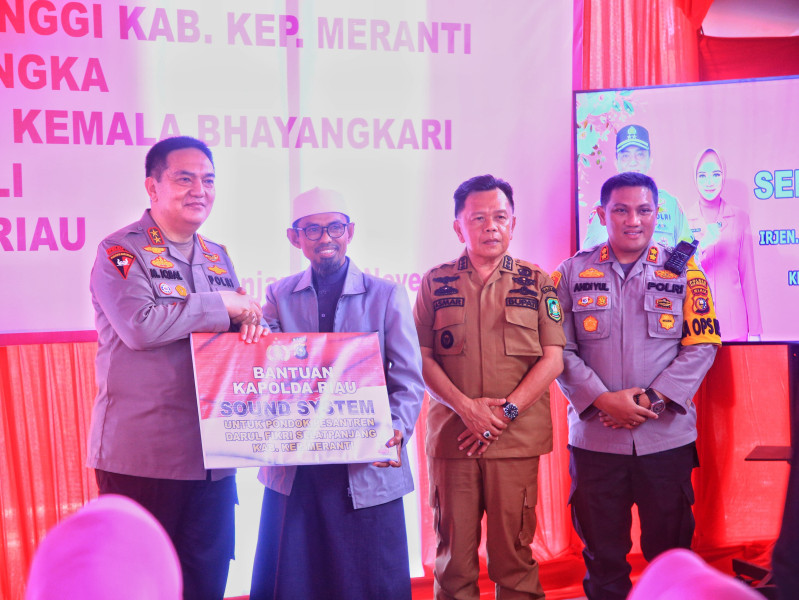 Plt Bupati Asmar Sambut Kunjungan Kerja Kapolda Riau Di Kabupaten Kepulauan Meranti