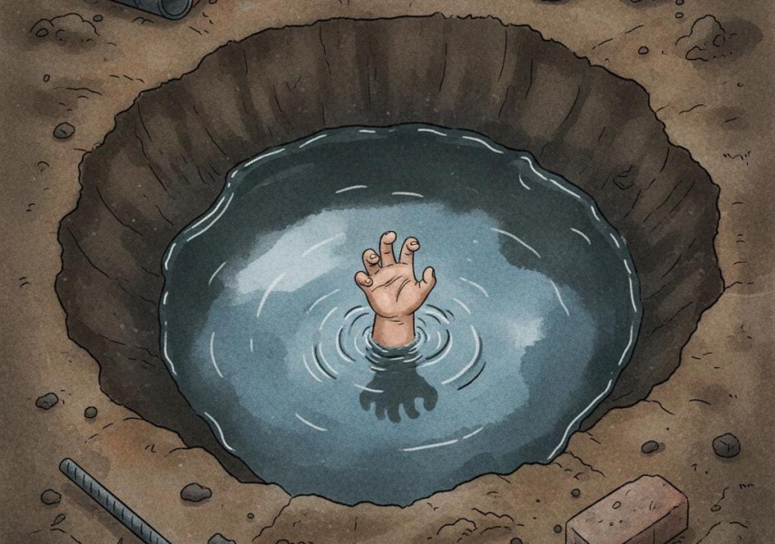 Balita Tewas Usai Tenggelam di Galian Septic Tank Gerai Koperasi Merah Putih di Kuansing