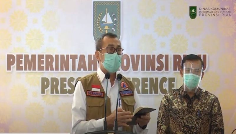 Gubernur Riau Syamsuar Positif Corona
