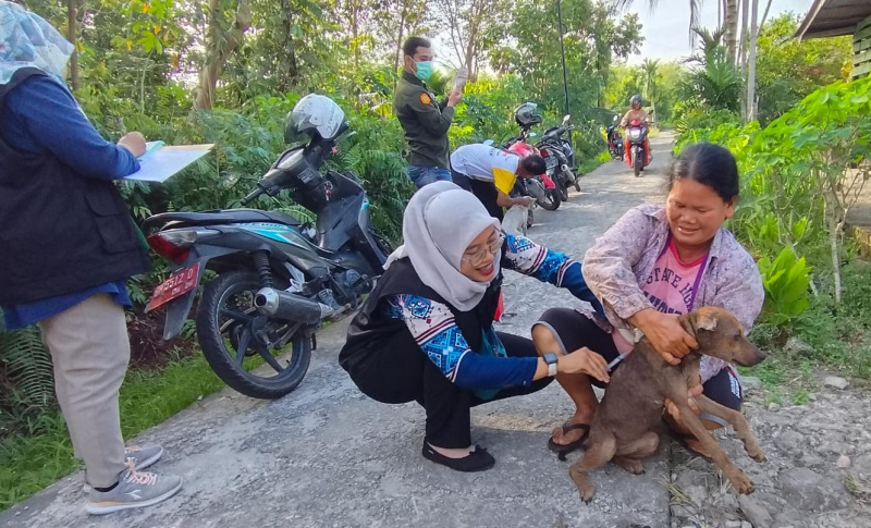 Sebanyak 3.051 Gigitan, Kasus Rabies di Bengkalis Meningkat Tajam
