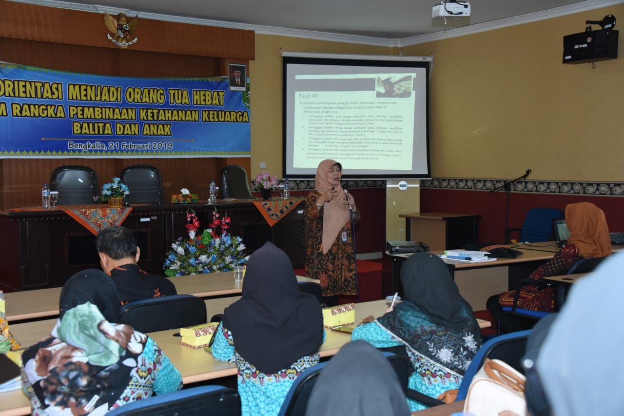 DPPKB Bengkalis Gelar Orientasi Menjadi Orang Tua Hebat