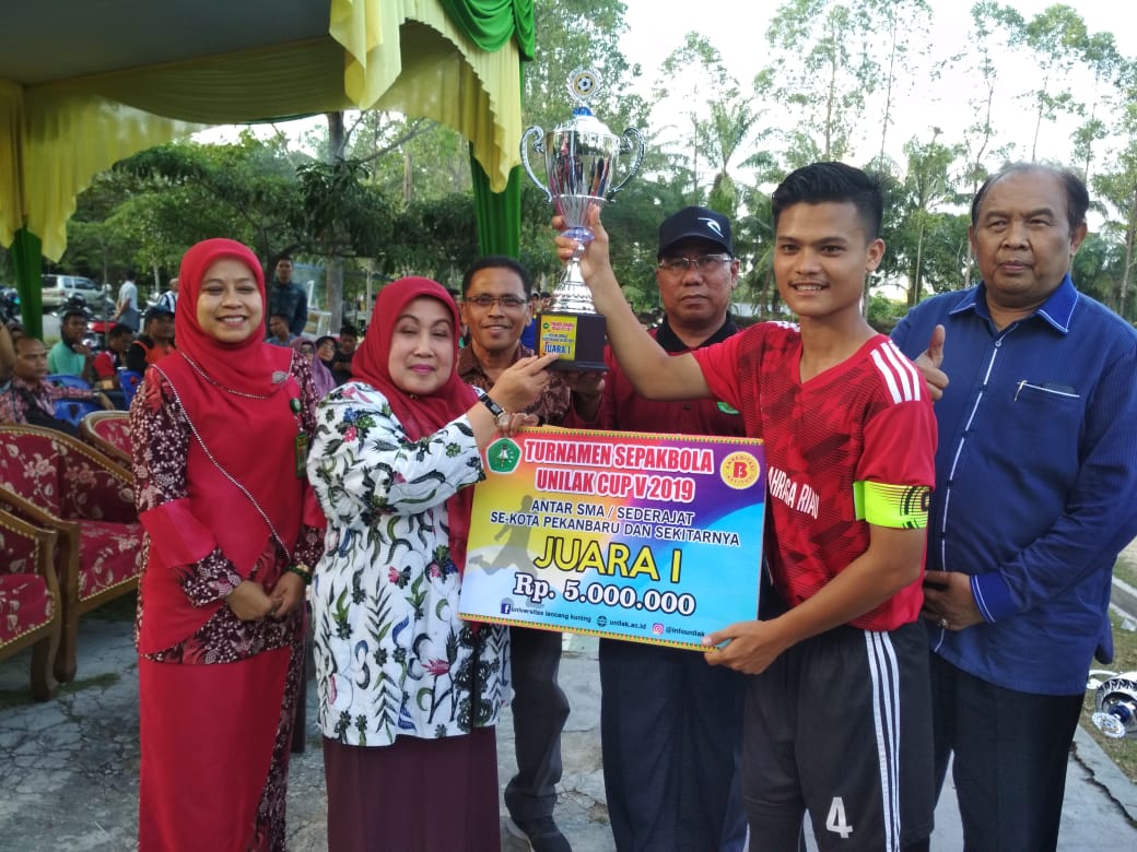 SMA Olahraga Riau Juara Unilak CUP V 2019