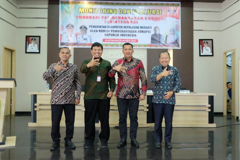 Sambut Baik Program Pemberantasan Korupsi, Nilai MCP Meranti Nomor 4 Se-Riau
