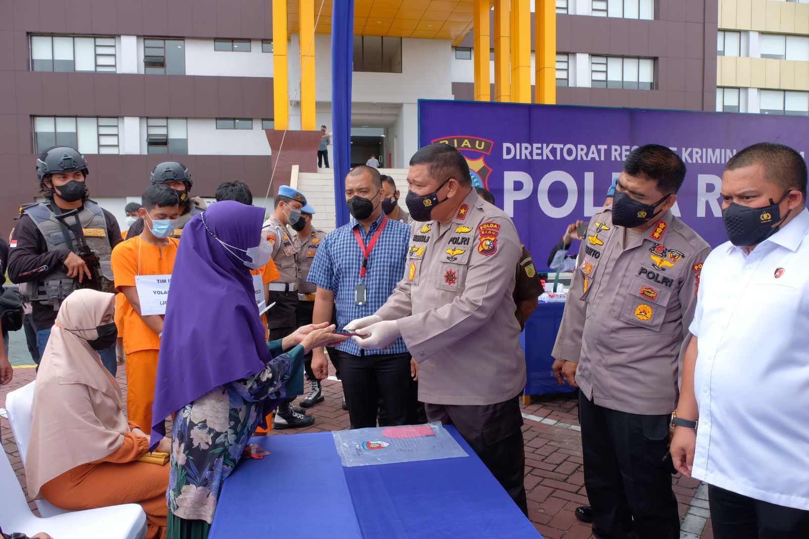 Korban Jambret di Pekanbaru Ucapkan Terimakasih ke Polisi Polda Riau
