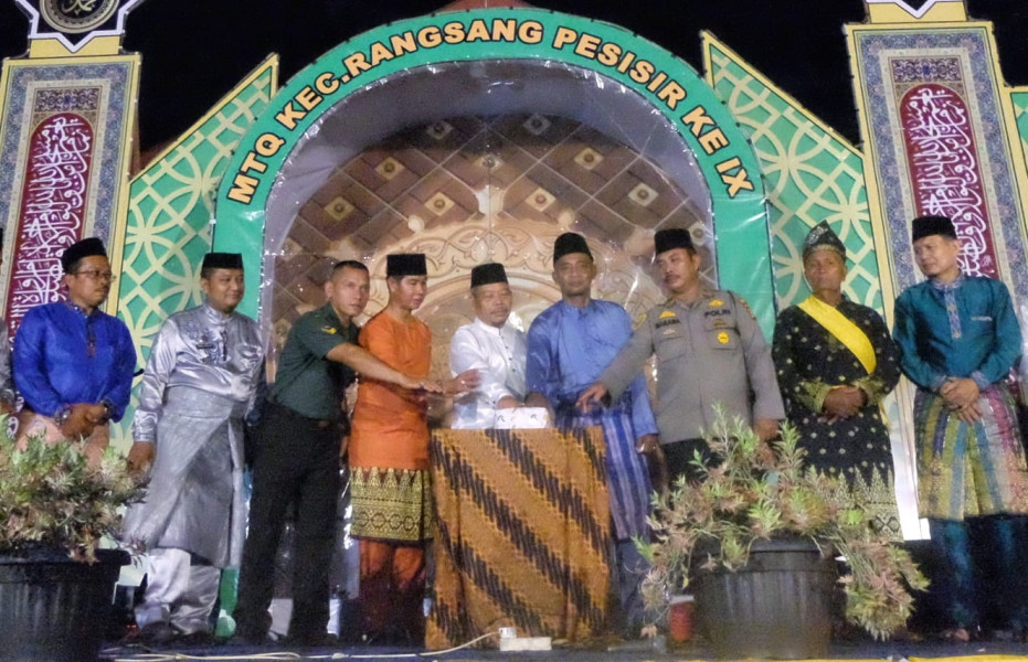 Staf Ahli Bupati M. Hadi Membuka Secara Resmi MTQ Ke-IX Kecamatan Rangsang Pesisir